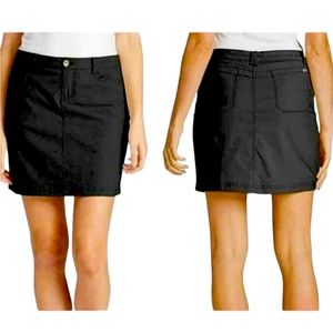 NWOT‎ Eddie Bauer Black Nylon/Spandex Golf Skort 8